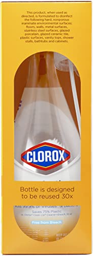 Clorox Disinfecting All-Purpose Cleaner 32 Oz and Disinfecting Bathroom Cleaner, Household Essentials, 30 Oz, Pack of 3