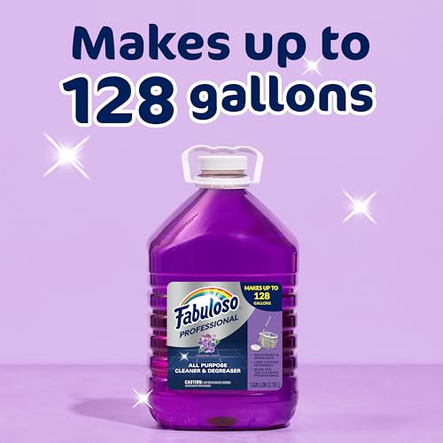 Fabuloso Professional All Purpose Cleaner & Degreaser - Lavender, 1 Gallon (Pack of 1)