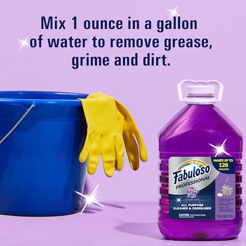 Fabuloso Professional All Purpose Cleaner & Degreaser - Lavender, 1 Gallon (Pack of 1)